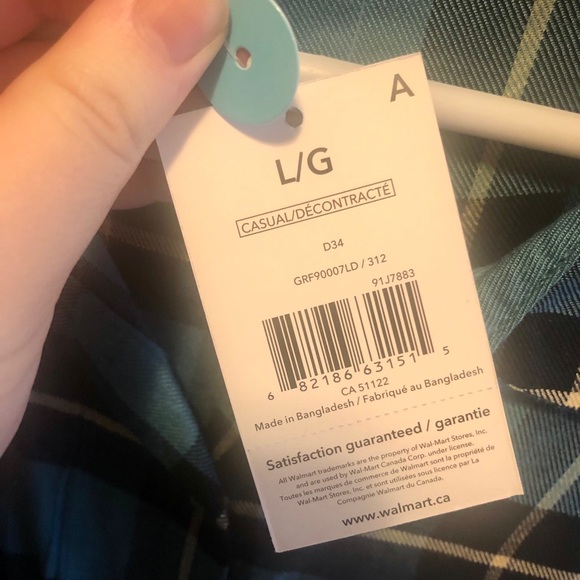 George Plaid Flannel Button Down Shirt - Picture 4 of 4